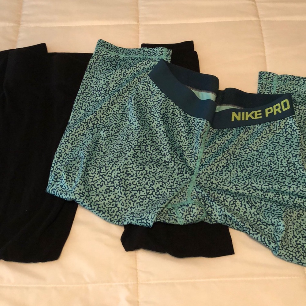 Nike Pro leggings + another